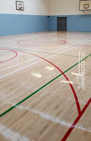 School Sanding and Line Painting in London