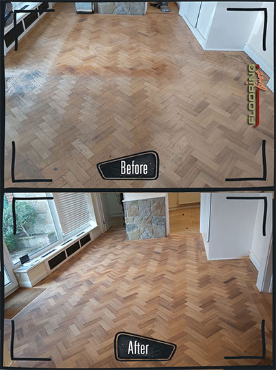 Wood floor spot repair