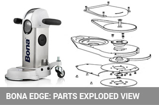 Bona edge xl parts explode view