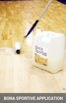 Application of Bona Sportive Finish