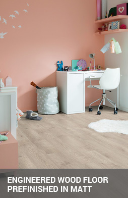 Engineered wood flooring in kids room