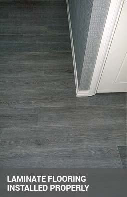 Laminate flooring and beading