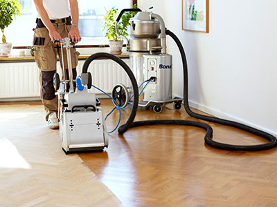 Wood floor sanding