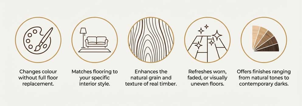 Benefits of professional wood floor staining