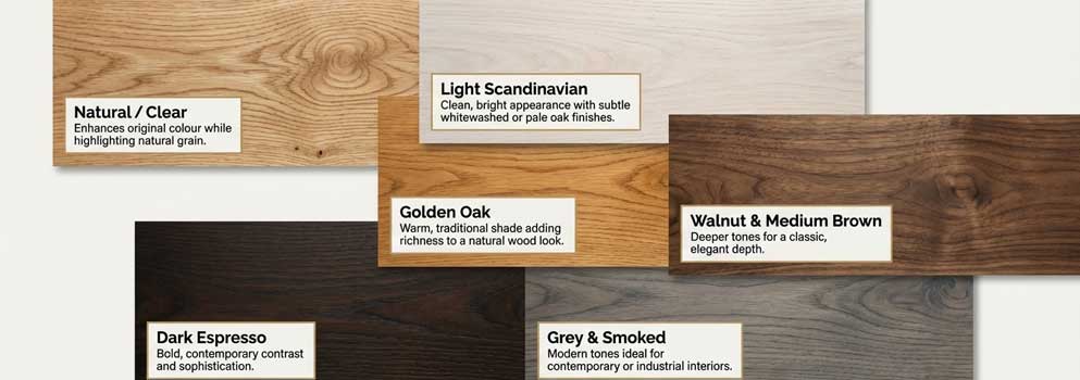 Popular wood floor stain colours