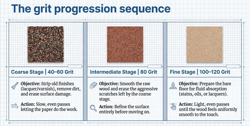 Choosing the right sandpaper grit