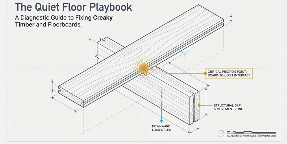 How to fix creaky floorboards - easy DIY solutions that work