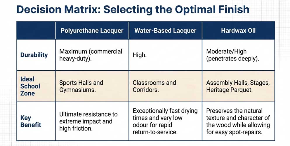 Best Finishes for School Wooden Floors – Durable & Safe durable finishes for school wooden floors sports hall lacquer anti slip coating