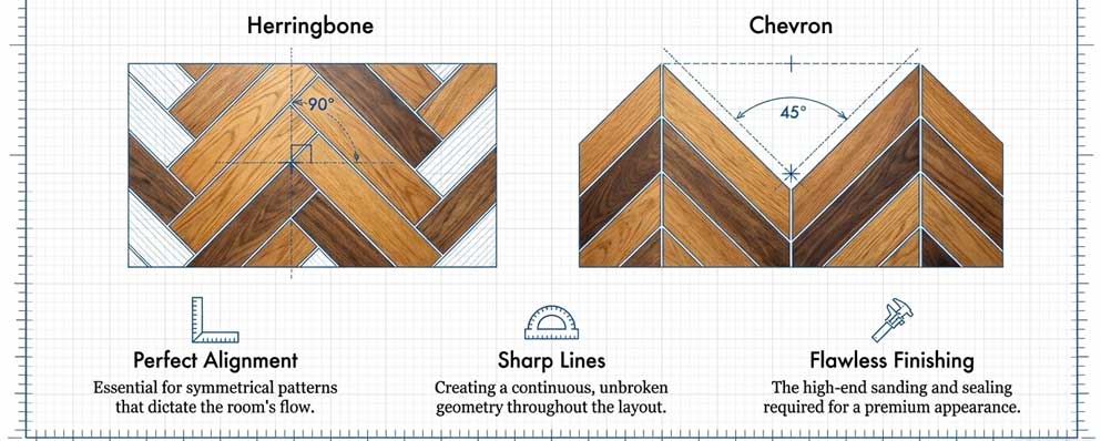 Expert Parquet Flooring Installation in London – Herringbone & More parquet flooring installation herringbone pattern oak floor London fitting service