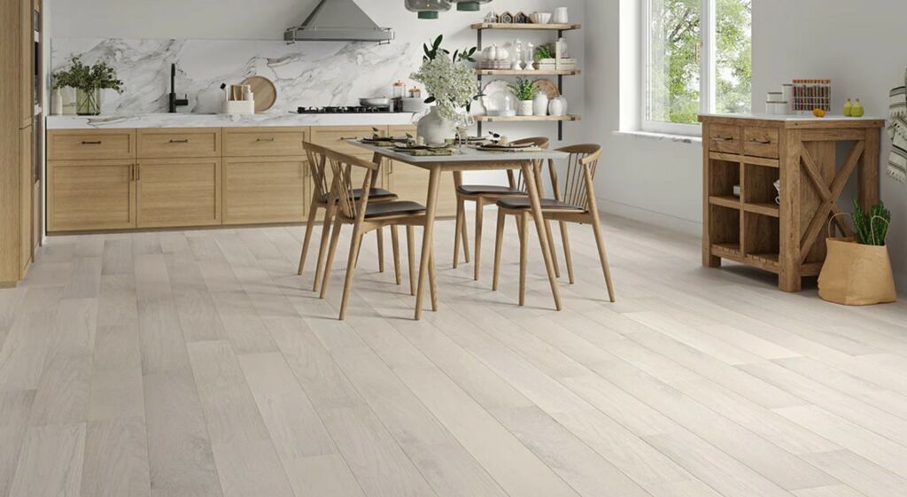Asele Engineered Oak Flooring, Rustic, Whitewashed, Brushed & Oiled, RLx180x14mm