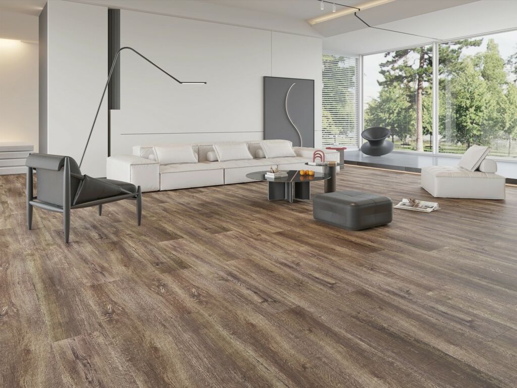Tradition BML XL Titan Dark Comfort Oak SPC Rigid Vinyl Flooring, 228x6.5x1524mm