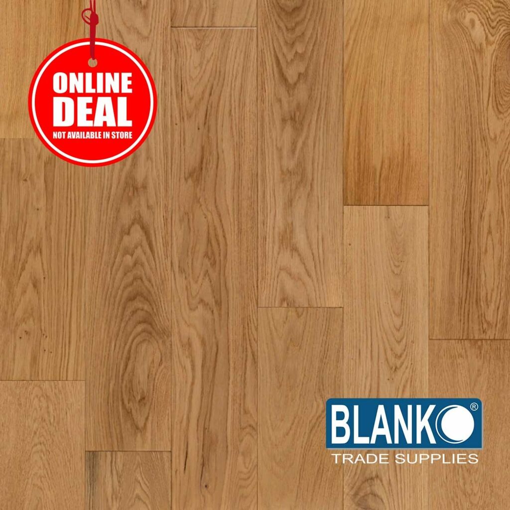 Blanko Budget Electric Daisy Engineered Oak Flooring, Lacquered, Rustic, 150x18xRL