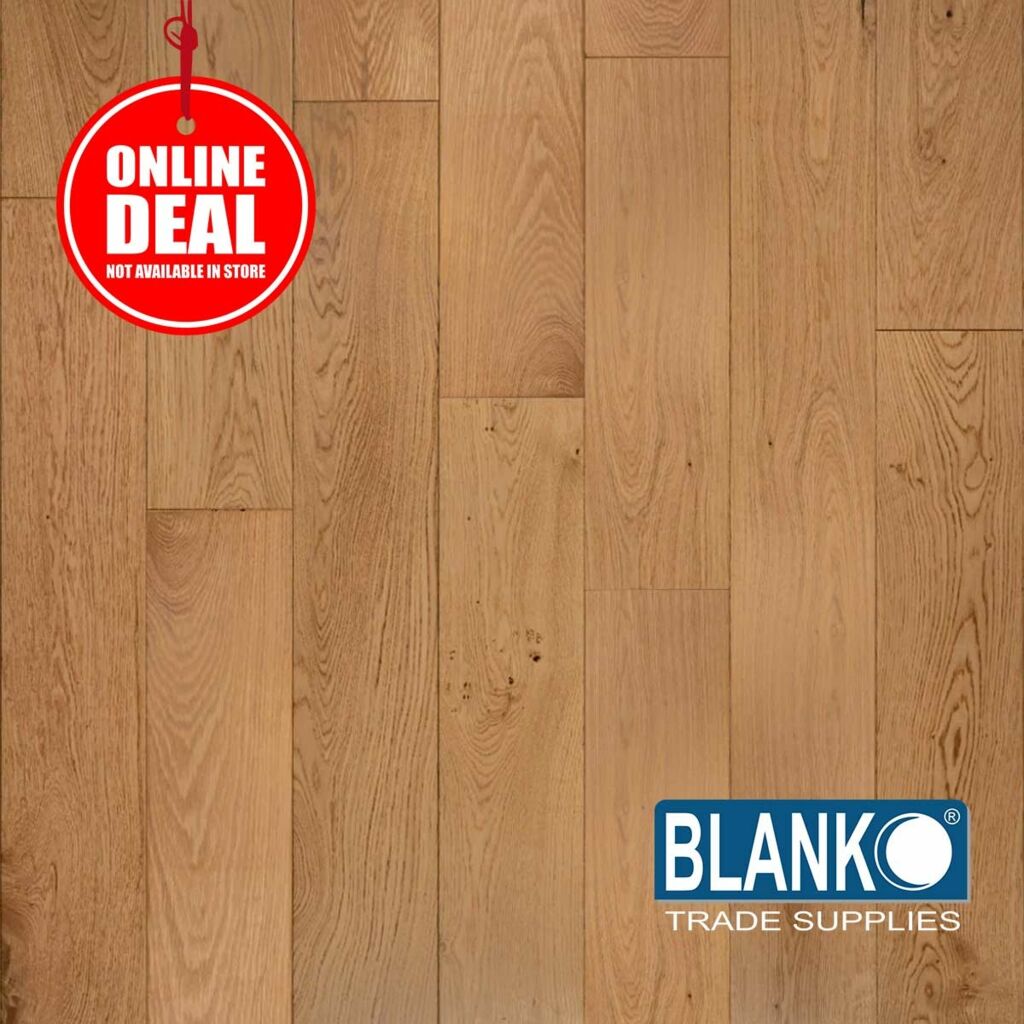 Blanko Budget Galaxy Gerbera Engineered Oak Flooring, Lacquered, Rustic, 150x14xRL