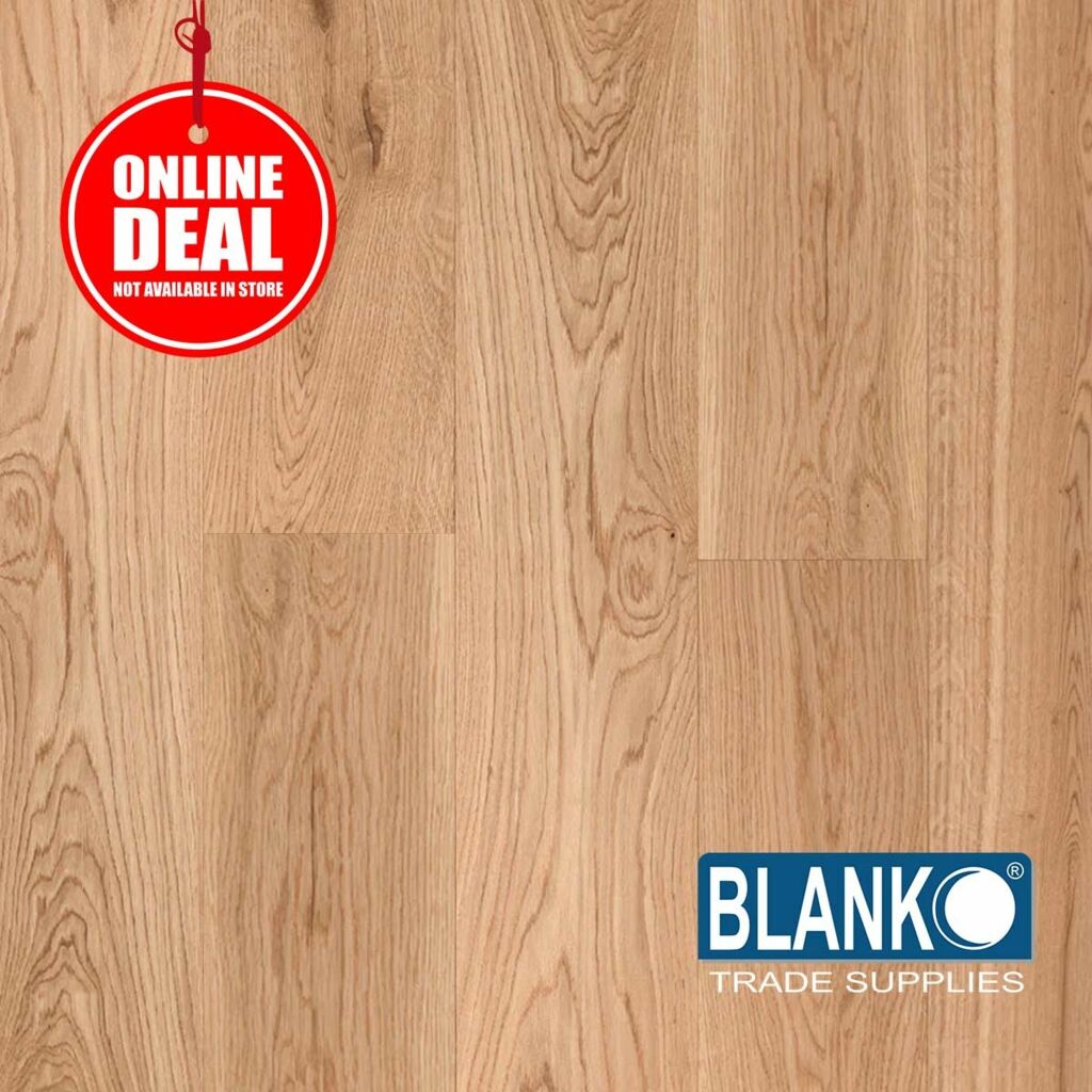 Blanko Budget Nebula Tulip Engineered Oak Flooring, Lacquered, Rustic, 190x14x1900mm