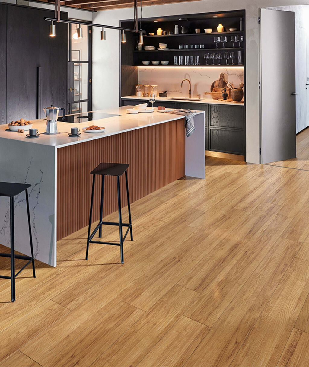 Chene Engineered Oak Flooring, Lacquered, 190x3x14mm