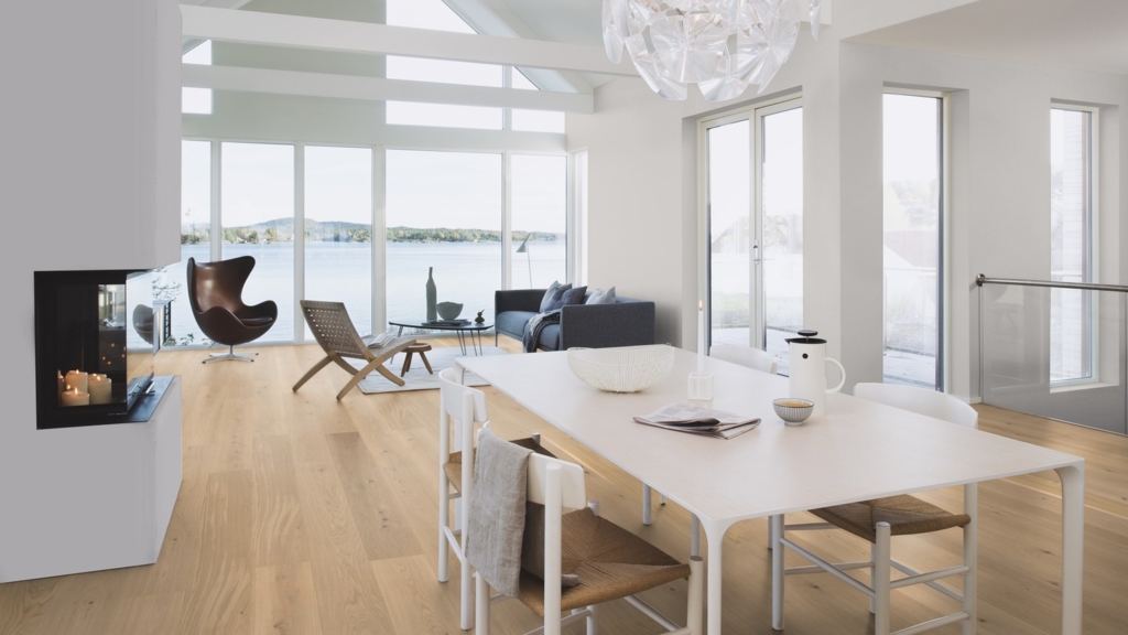 Boen Animoso Oak Engineered Flooring, Live Pure Lacquered, 209x3x14mm