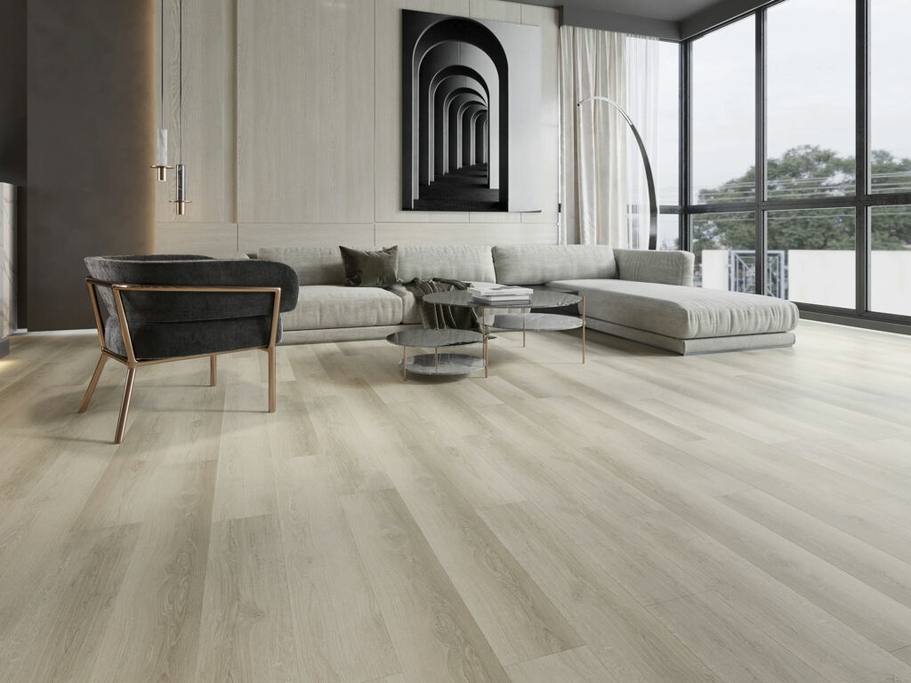 Tradition Eco Line Fine Grey Oak SPC Rigid Vinyl Flooring, 181x5.2x1220mm