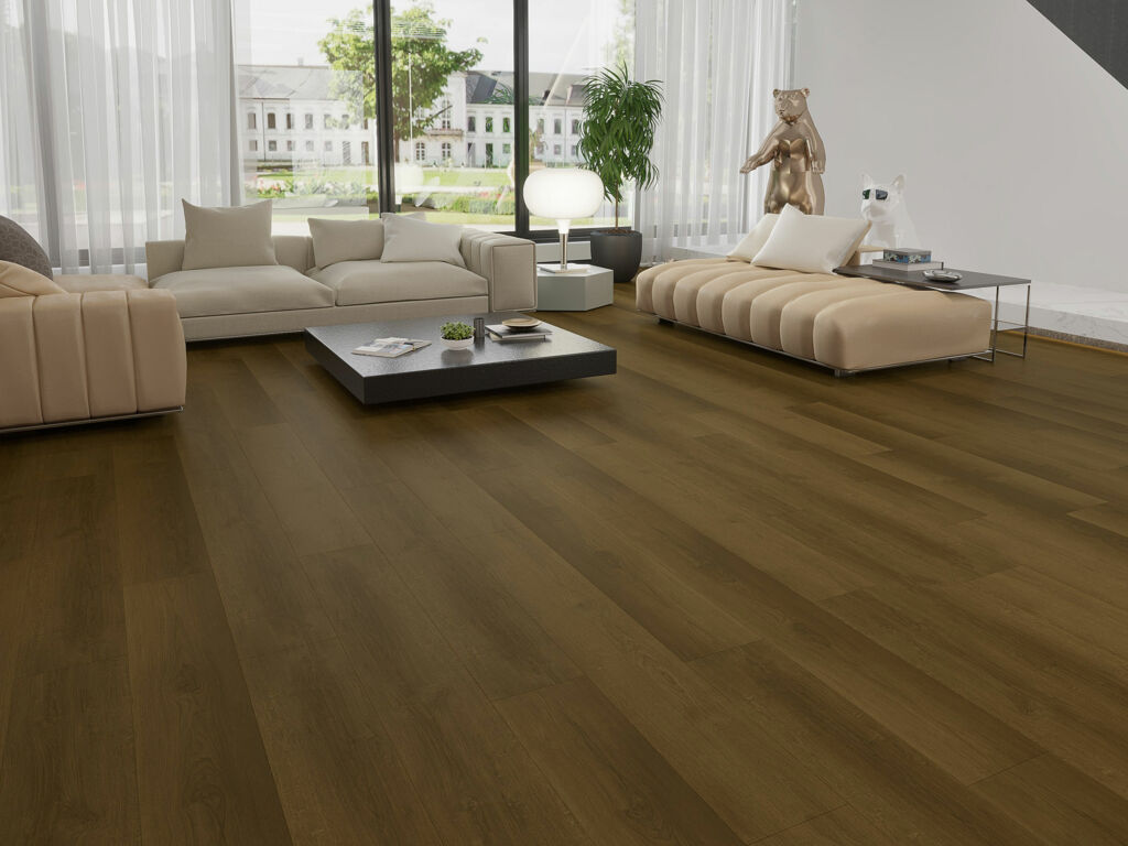Tradition Eco Line Mokka Oak SPC Rigid Vinyl Flooring, 181x5.2x1220mm