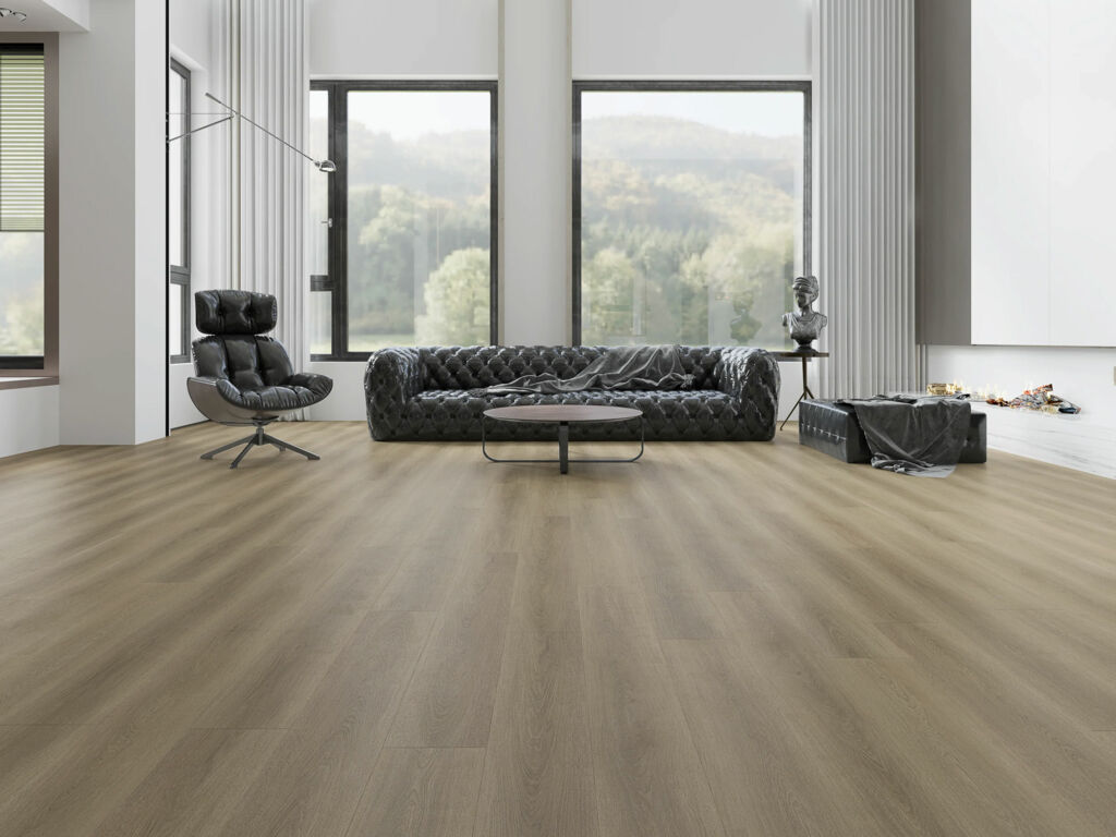 Tradition Eco Line Stone Grey SPC Rigid Vinyl Flooring, 181x5.2x1220mm