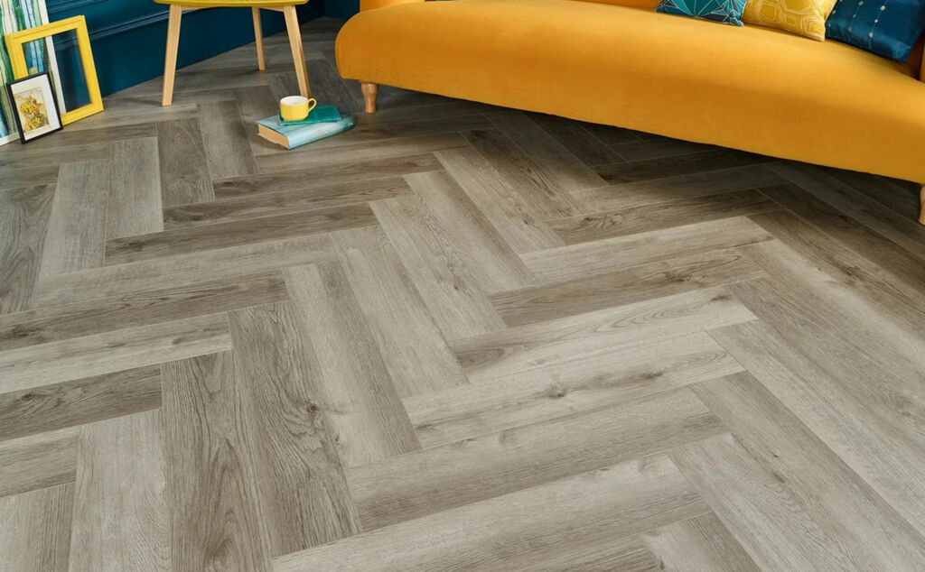 Evolve Hydro Loc 073, Herringbone, Vinyl Flooring, 126x6x610mm