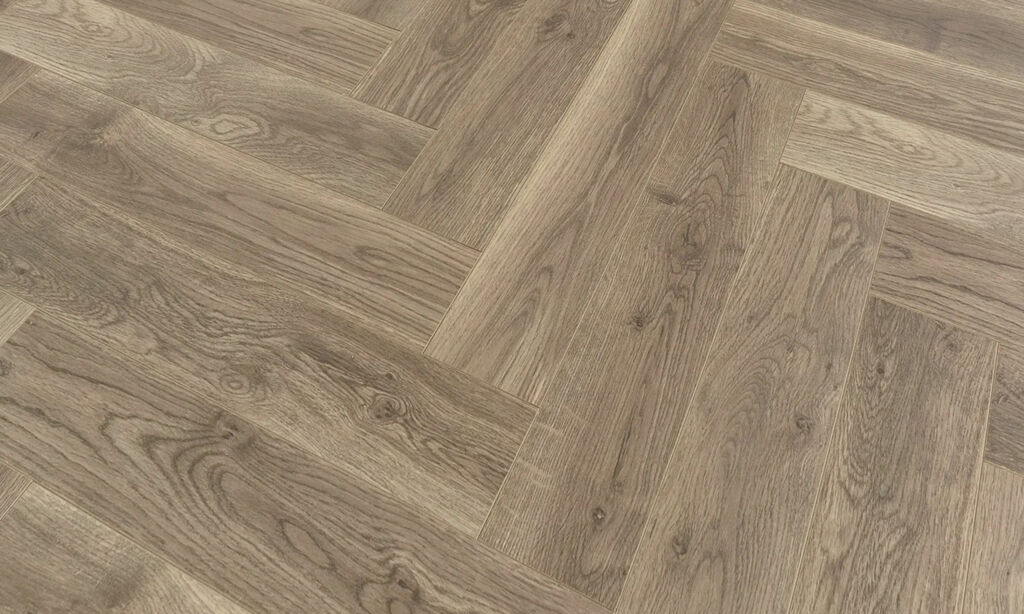 Evolve Oslo Herringbone Laminate Flooring, 95x12x470mm Thumb