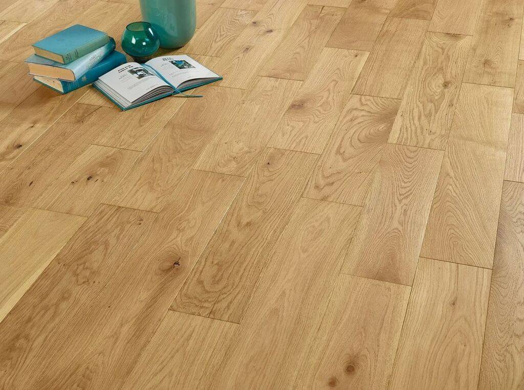 Blanko Budget Casares, Engineered Oak Flooring, Natural Brushed & Oiled, RLx150x18mm Thumb