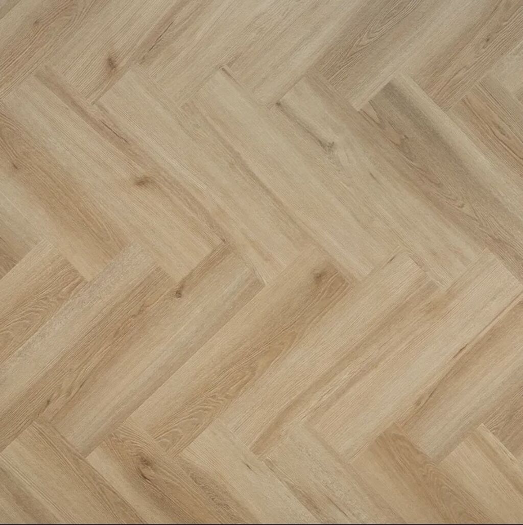 Ibrido Icona Herringbone Nevada Ash, Rigid Core, Luxury Vinyl Flooring, 135x6.5x540mm
