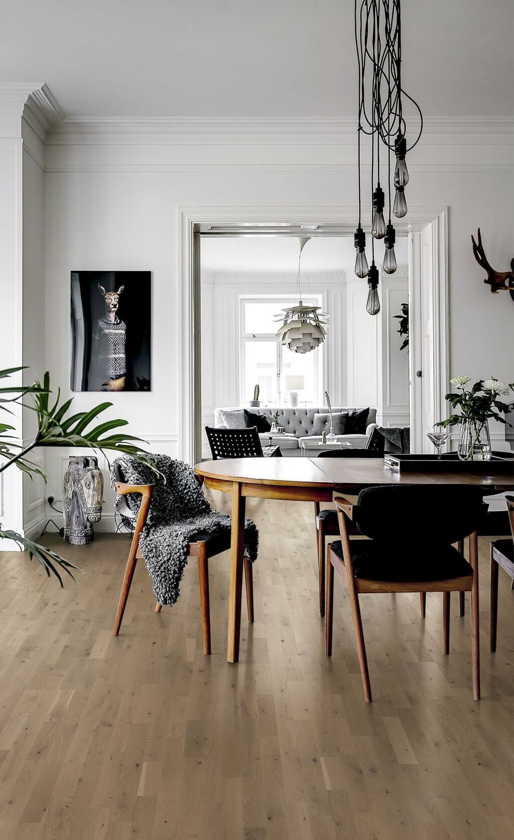 Kahrs Beyond Retro Oak Frozen Hazelnut Strip Engineered Flooring, Brushed & Ultra Matt Lacquered, 200x15x2423mm