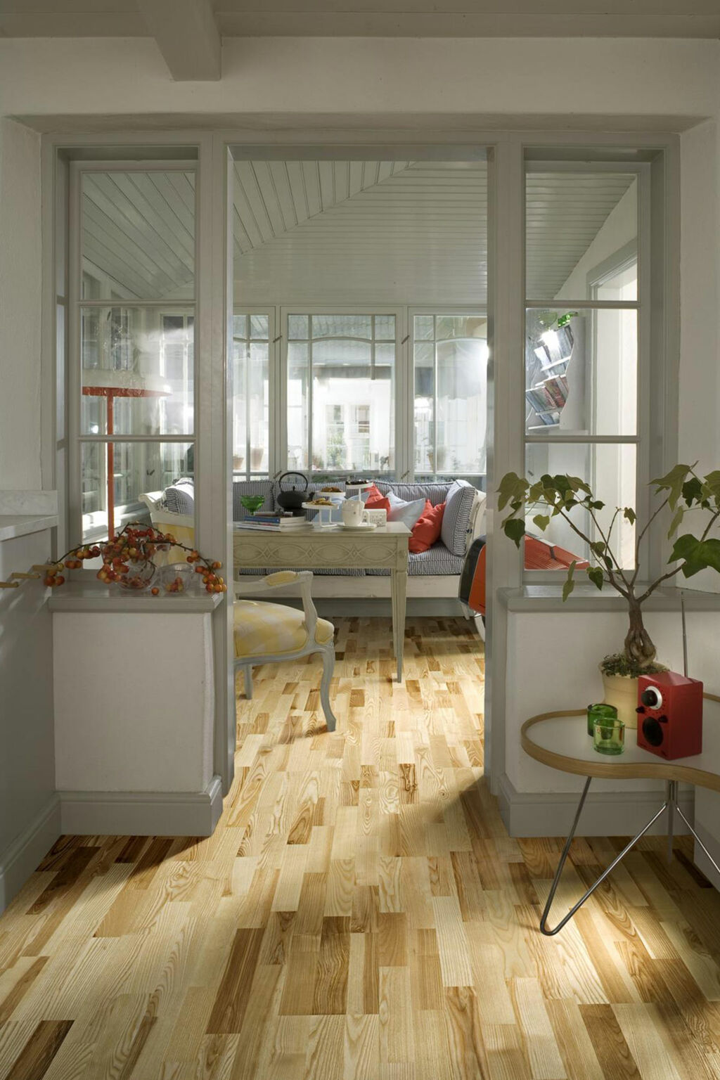 Kahrs Nordic Naturals Ash Kalmar Matt Engineered Flooring, Matt Lacquered, 200x15x2423mm