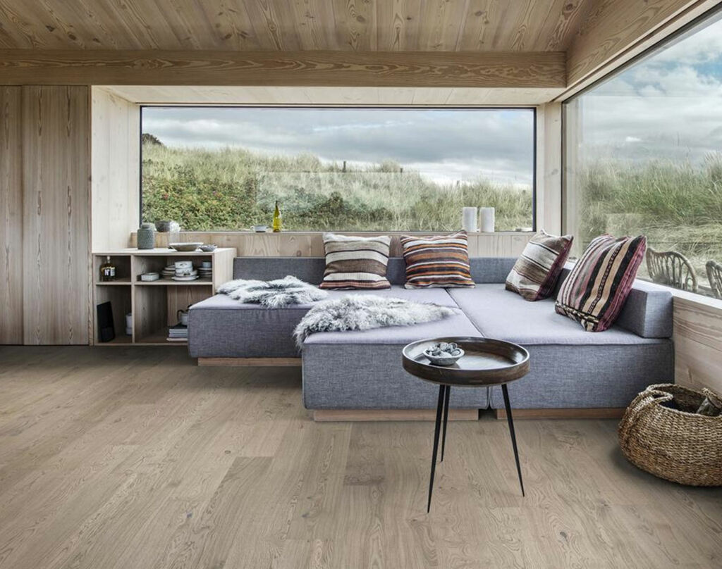 Kahrs Lux Oak Shore Engineered Flooring, Brushed & Ultra Matt Lacquered, 187x15x2420mm