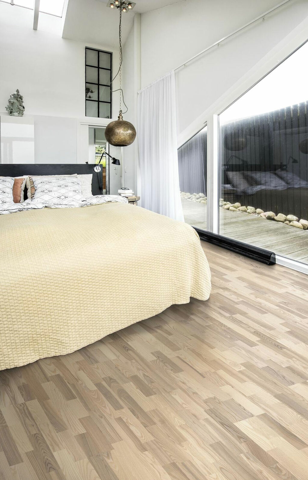 Kahrs Sand Ash Skagen Engineered Flooring, Matt Lacquered, 200x15x2423mm