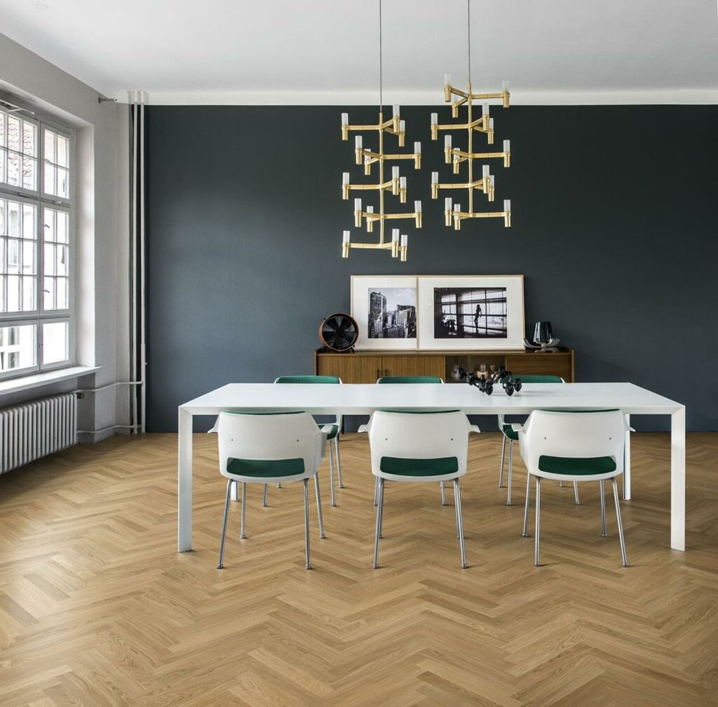 Kahrs Studio Oak Studio Ab Matt Engineered Flooring, Matt Lacquered, 70x11x490mm