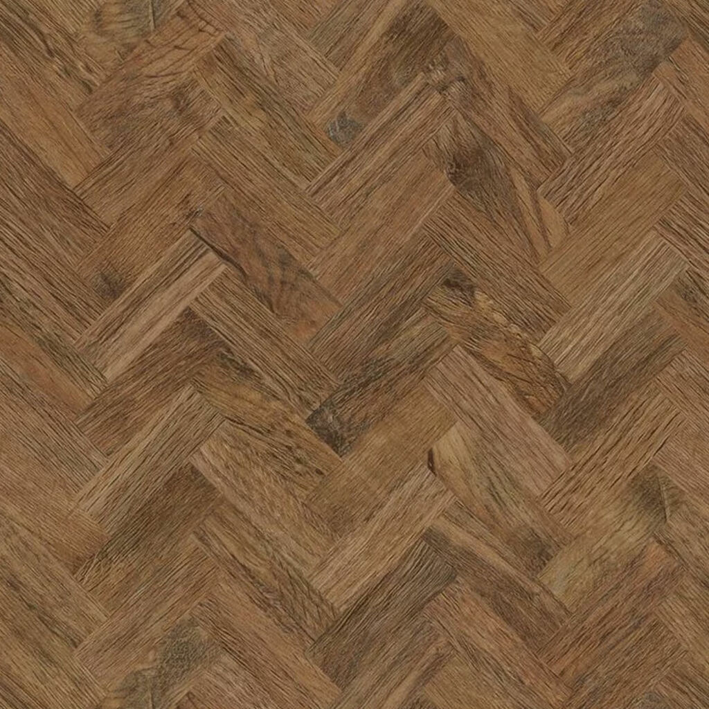 Polyflor Camaro Georgian Parquet Wood Plank Versatile Vinyl Flooring, 76.2x228.6mm Thumb