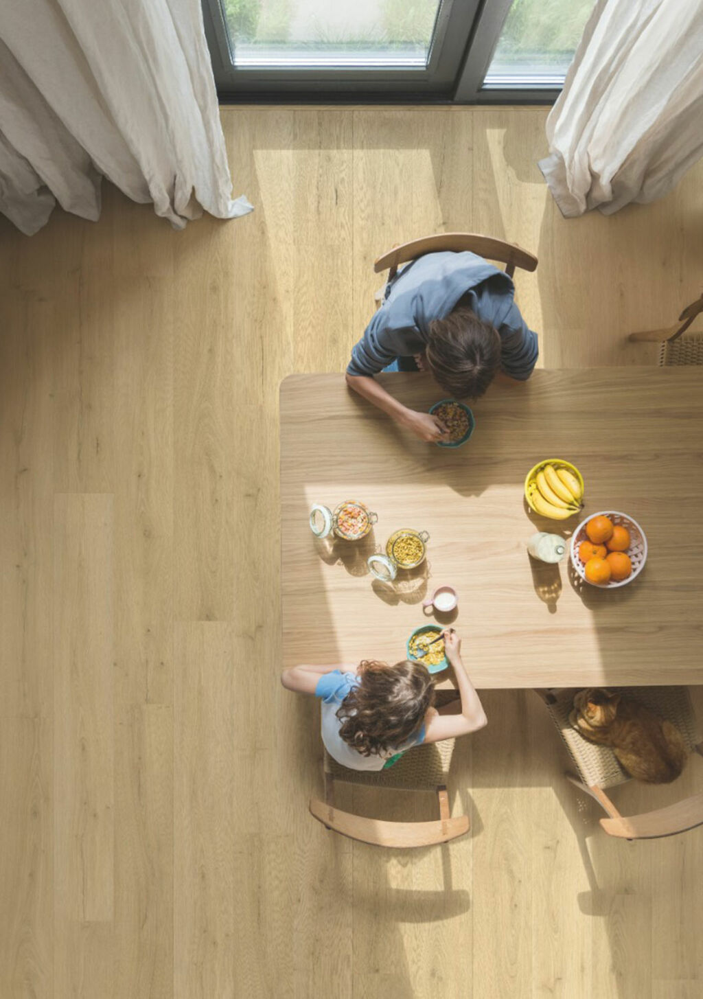 QuickStep Alpha Bloom, Brushed Oak Beige Vinyl Flooring, 209x6x1494mm