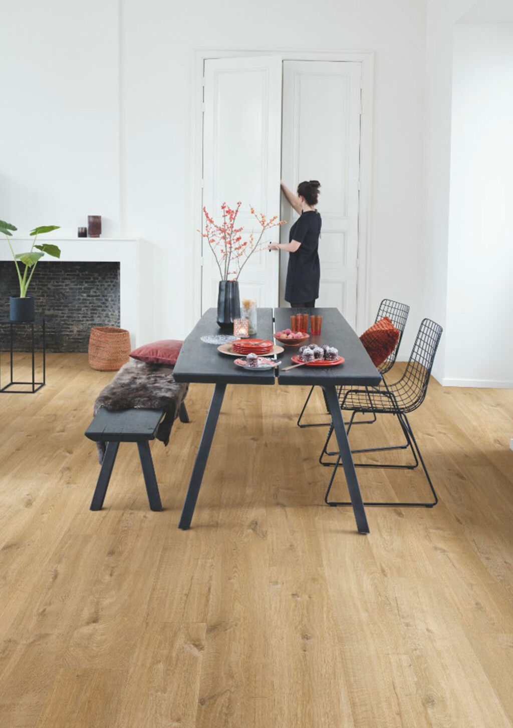 QuickStep Alpha Bloom, Cotton Oak Natural Vinyl Flooring, 209x6x1494mm