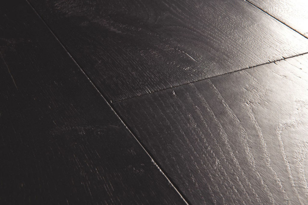 QuickStep Capture Painted Black Oak Laminate Flooring, 9mm Thumb