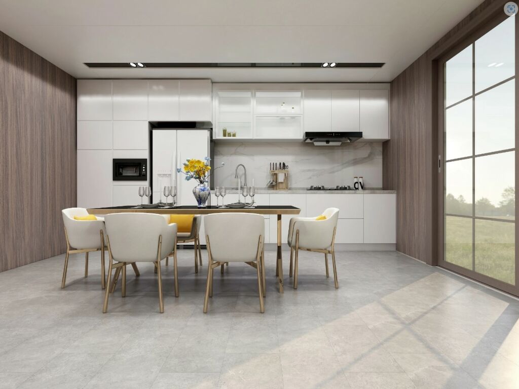 Tradition BML Natural Stone Tile Effect SPC Vinyl Flooring, 310x6.5x600mm