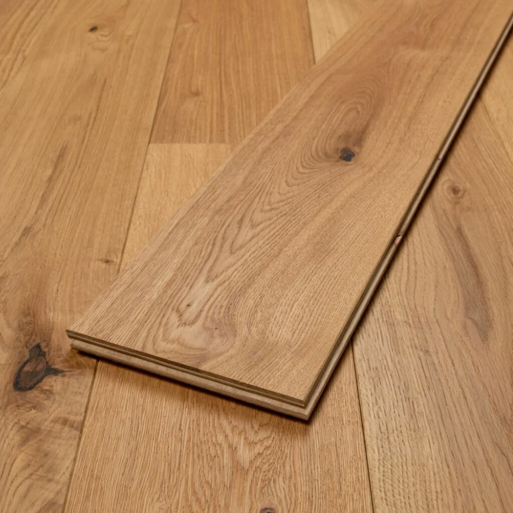 Tradition Engineered Oak Flooring, Country Rustic, Brushed & Oiled, 190x20x1900mm