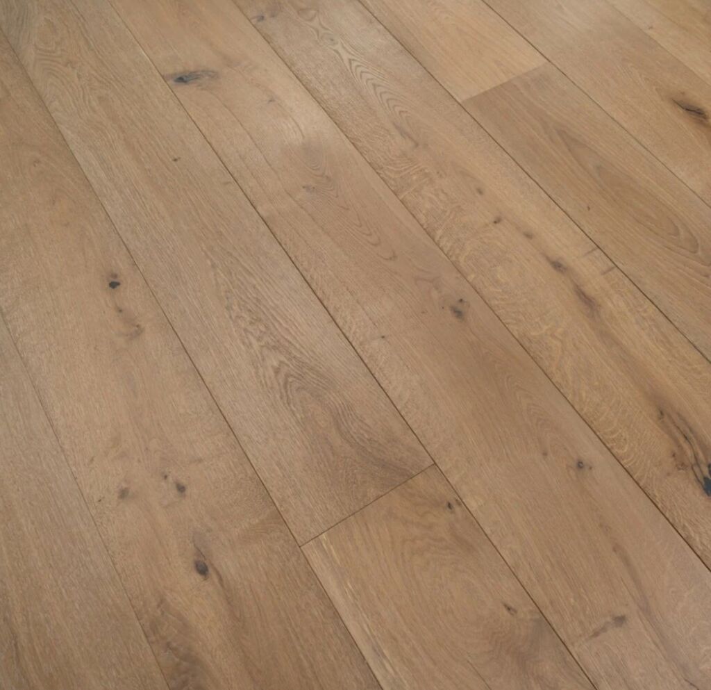 Tradition Oak Engineered Flooring, Rustic, Brushed, Natural Oiled, 220x20x2200mm Thumb