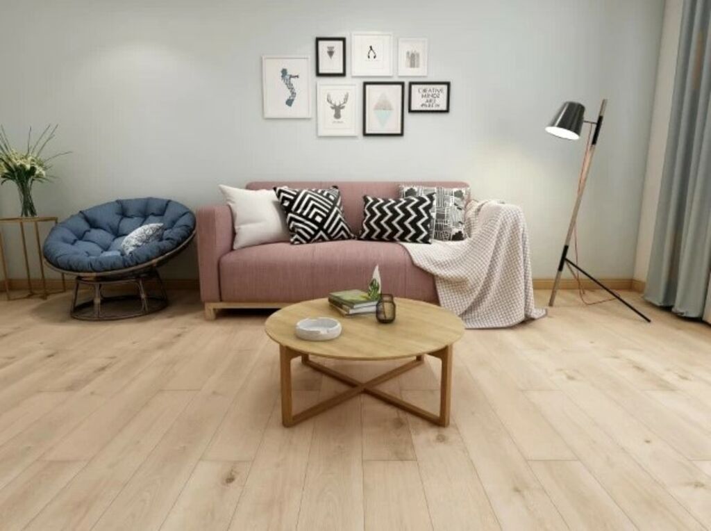 Tradition WPC Urban Natural Vinyl Flooring Planks (with 1mm built-in underlay), 178x6.5x1217mm