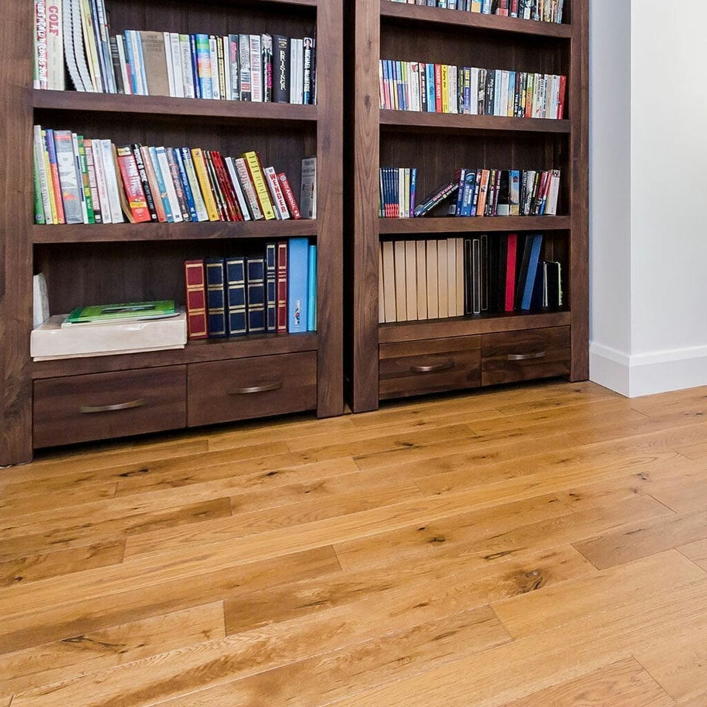 V4 Alpine, Golden Oak Engineered Flooring, Rustic, Brushed & Oiled, RLx125x18mm Thumb