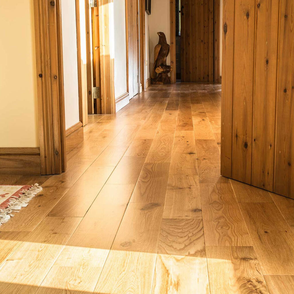 V4 Alpine, Sunlit Oak Engineered Flooring, Rustic, Satin, UV Lacquered, RLx125x18mm Thumb