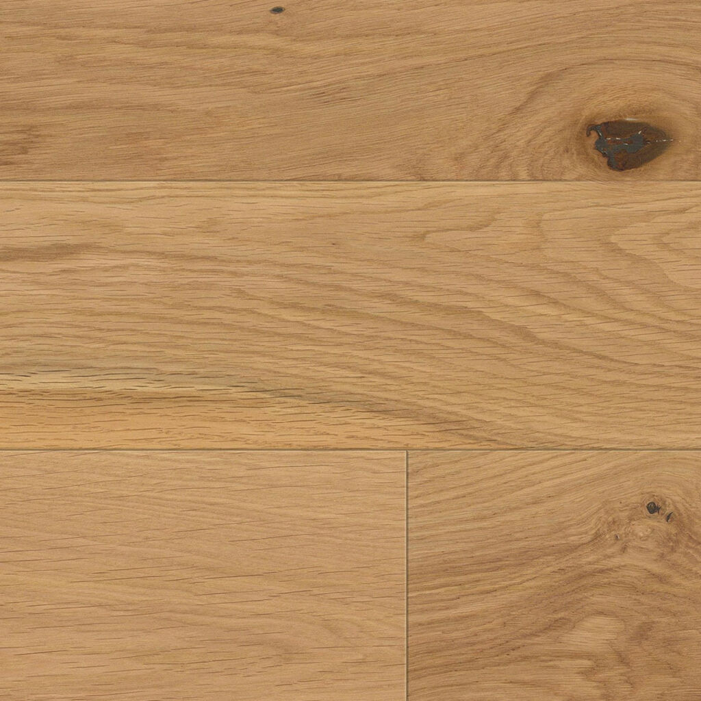 V4 Alpine, Upland Oak Engineered Flooring, Rustic, Brushed, UV Oiled, 150x14x1900mm Thumb