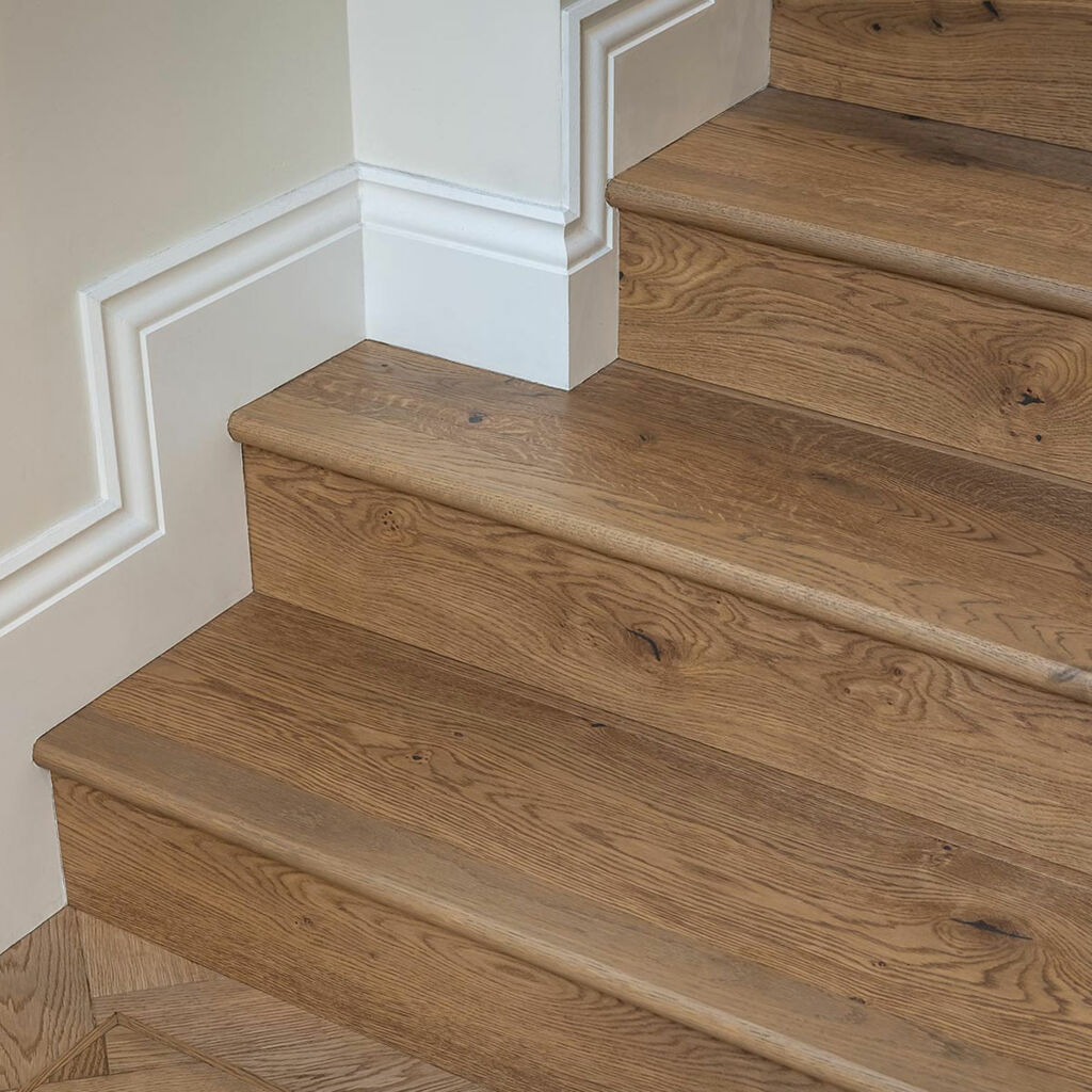 V4 Deco Plank, Smoked White Oak Engineered Flooring, Rustic, Brushed & UV Oiled, 190x14x1900mm Thumb