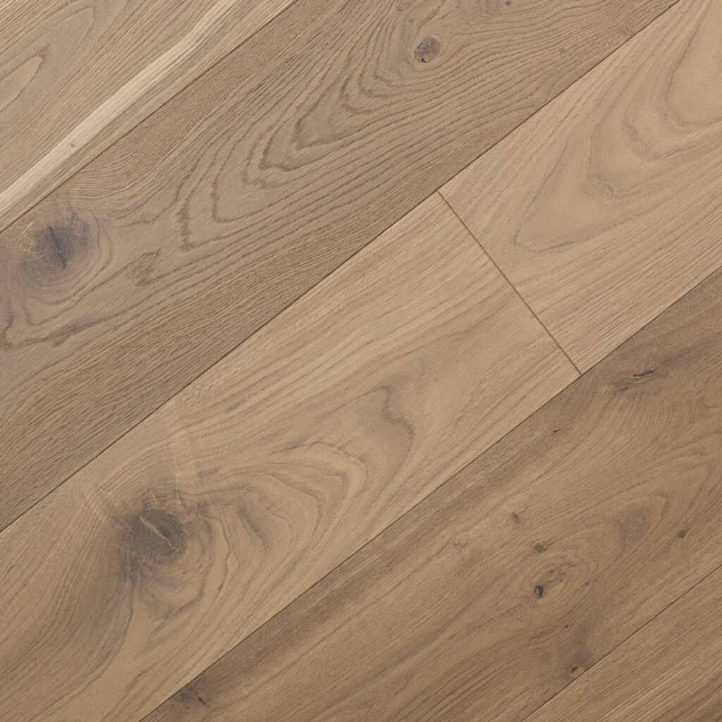 V4 Deco Plank, Smoked White Oak Engineered Flooring, Rustic, Brushed & UV Oiled, 190x14x1900mm Thumb