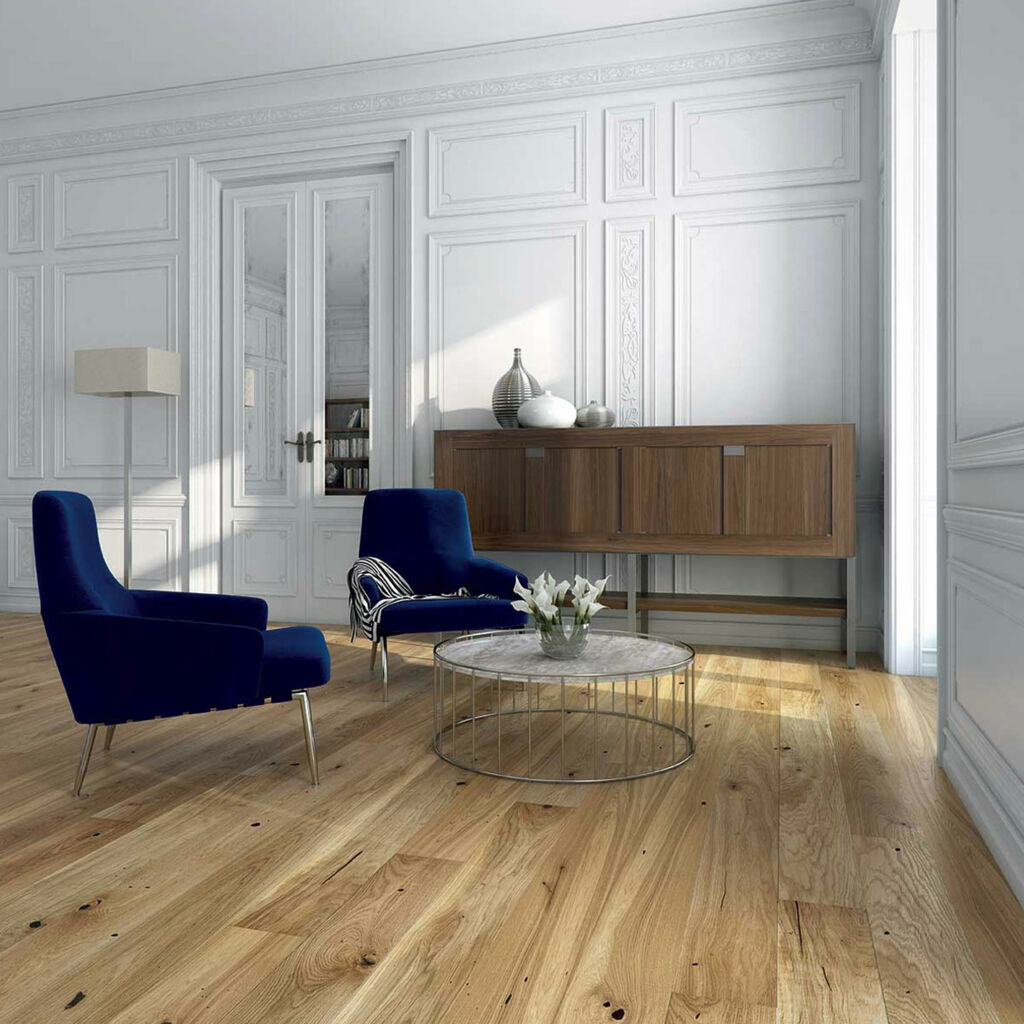 V4 Driftwood, Brushed Oak Engineered Flooring, Rustic, Brushed & Matt Lacquered, 180x14x2200mm Thumb