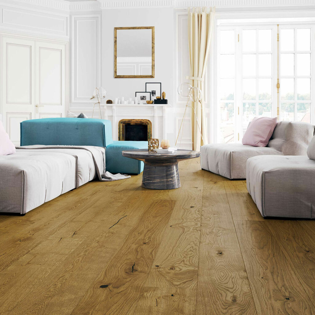 V4 Driftwood, Embered Oak Engineered Flooring, Rustic, Stained, Brushed & Matt Lacquered, 207x14x2200mm Thumb