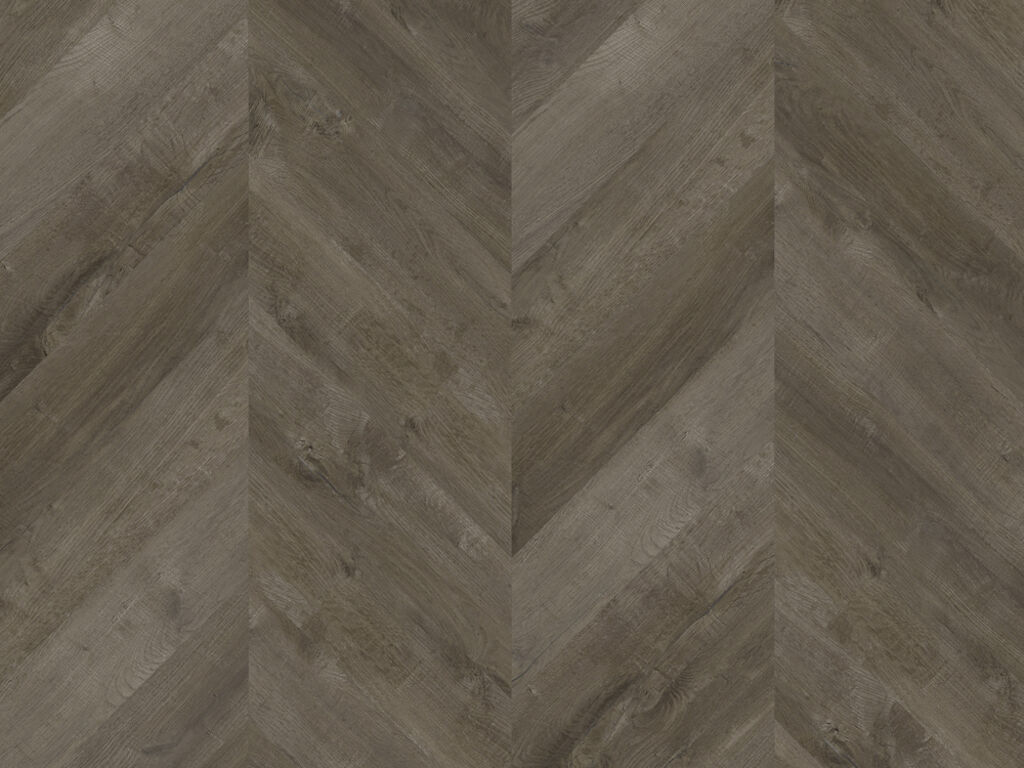 Xylo Fitzrovia Chevron, Silver Rock SPC Vinyl Flooring, 127x6x600mm