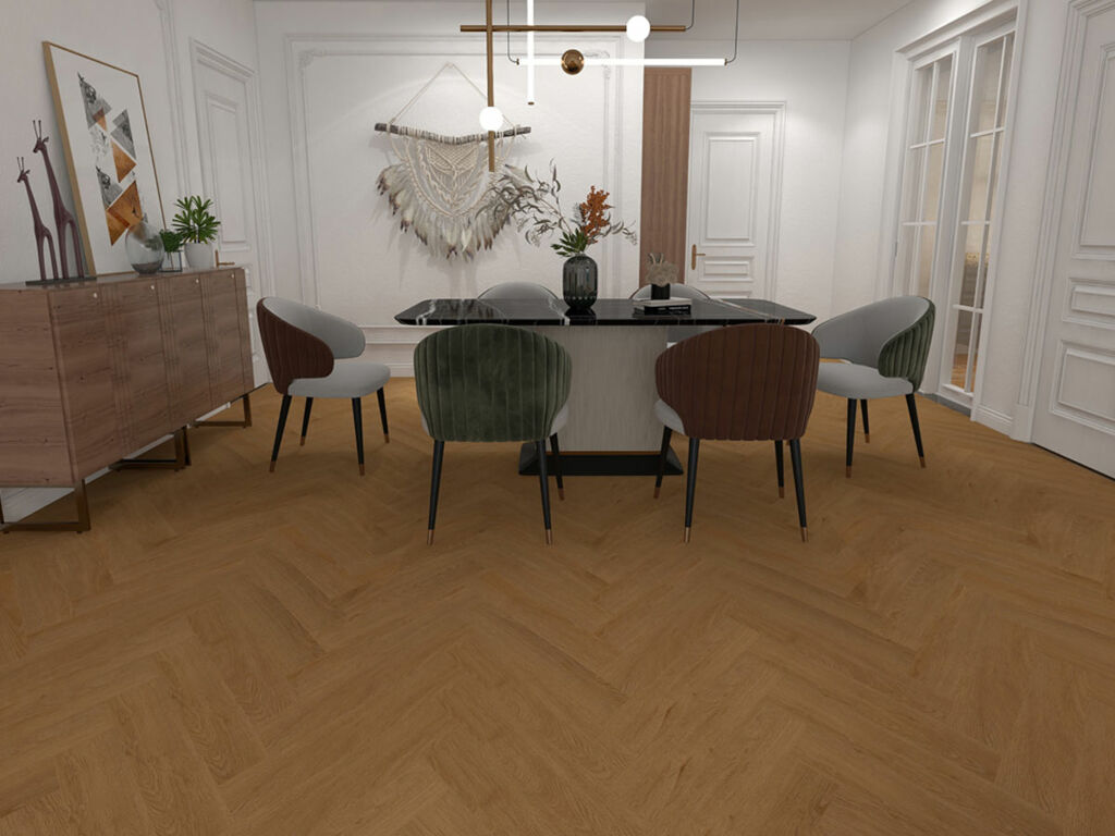 Xylo Grayhawk, Herringbone, SPC, Vinyl Flooring, 110x6x620mm