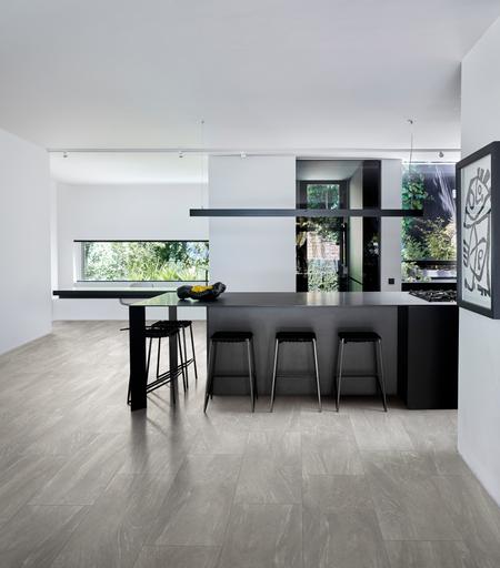 Kahrs Impression Stone Athos Click Xxl LVT Flooring, 457x6x914.4mm